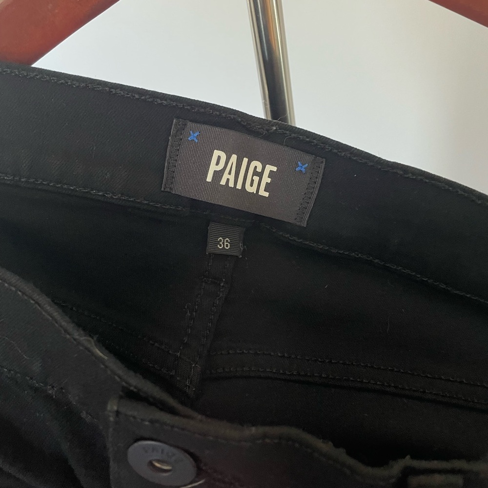 Paige Black Lennox cut twill